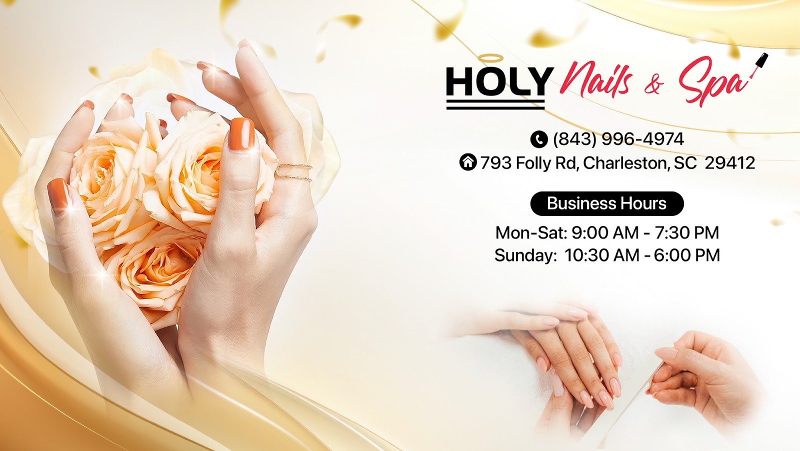 Holy Nails & Spa logo